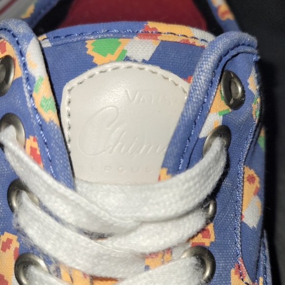 **RARE**Vans Nintendo x Chima Ferguson Pro 'Mushrooms' Blue/White Sneakers - Picture 5 of 9